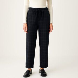 Aritzia Babaton NWT Jimmy Pants Women’s Size Small Black Windowpane Grid